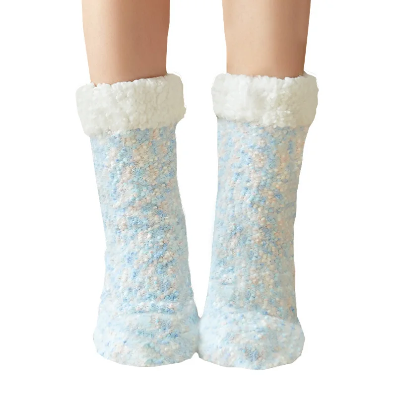 

Fuzzy Socks Cute Colorful Warm Plush Soft Slipper Sock Sleep Stocking For Women Girls