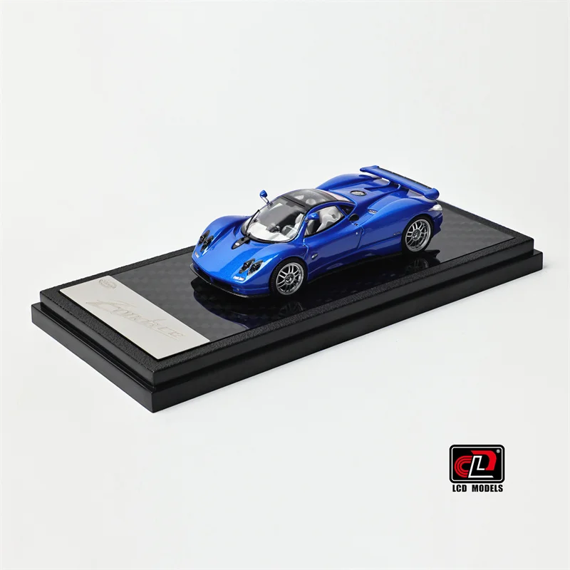 Фото Коллекционная модель автомобиля Pagani Zonda C12/Utopia из сплава, масштаб 1:64, с ЖК-дисплеем №4