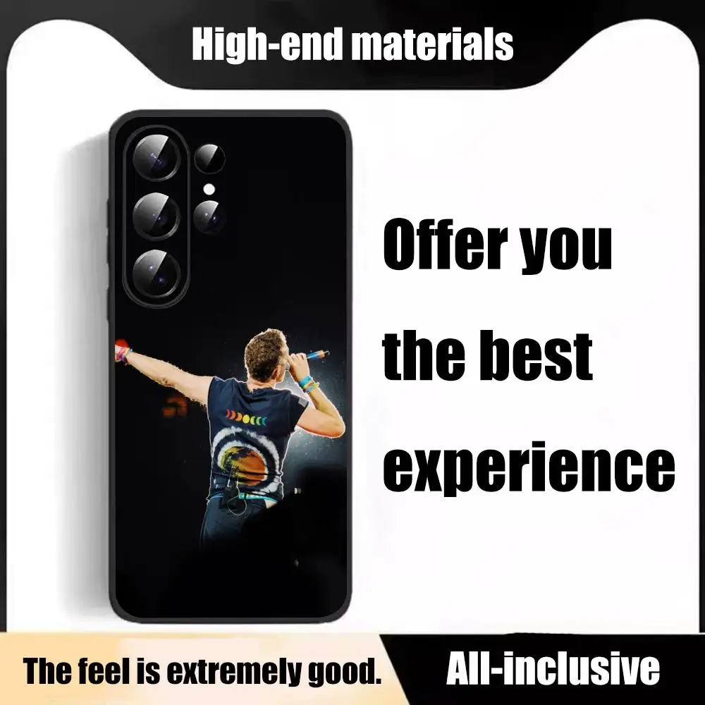 Фото Чехол для телефона Coldplay Band для Samsung Galaxy S26 S25 S24 S23 S22 S21 S20 Plus Ultra Note20, мягкий, черный №3