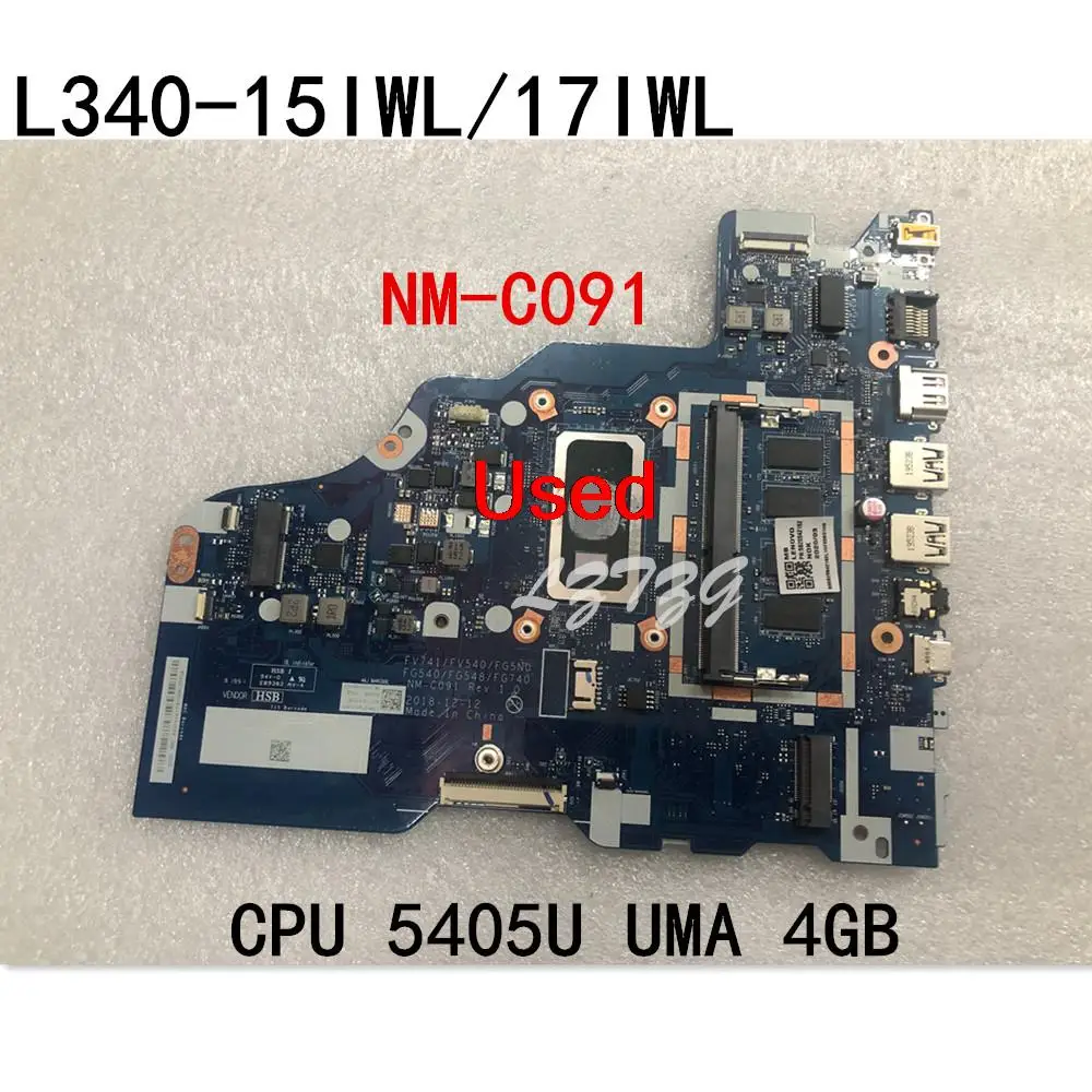   lenovo Ideapad L340-15IWL/L340-17IWL/V340-17IWL       5405U UMA 4  FRU 5B20S42161 5B20S42162