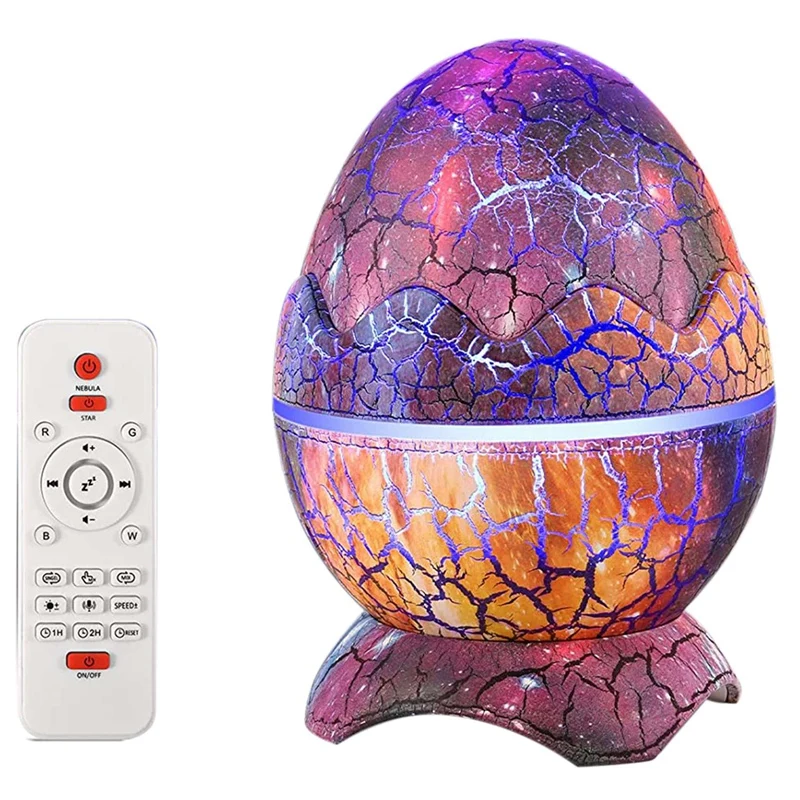

JHD-LED Звездный проектор, динозавр, яйцо, Галактический проектор с Bluetooth-динамиком с белым шумом, для подарка, Декор, праздничный театр