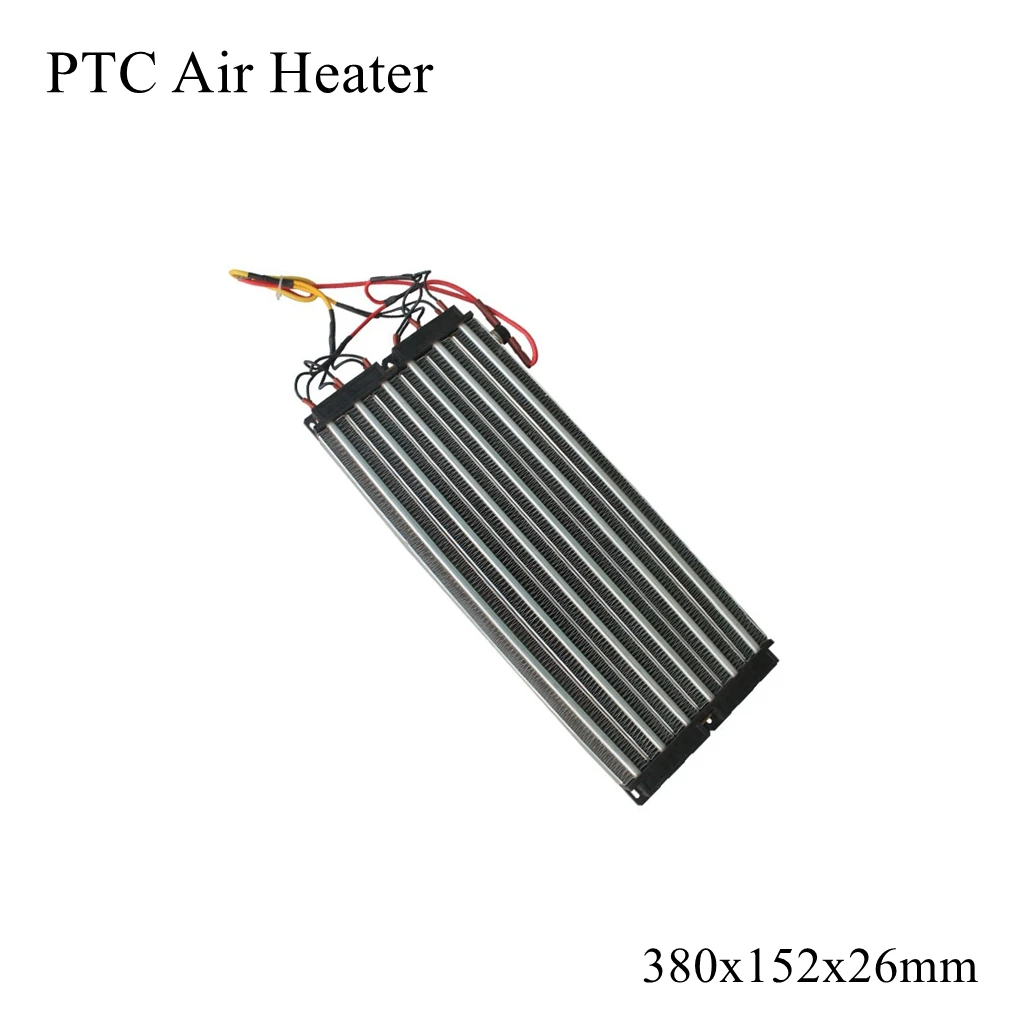 

380x150mm 12V 110V 220V PTC Ceramic Air Insulated Electric Heater Constant Thermostatic Heating Chip Incubator Outdoor Car Motor