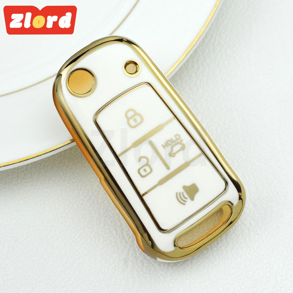 Чехол из ТПУ с дистанционным управлением для ключей от автомобиля 4 кнопками Proton