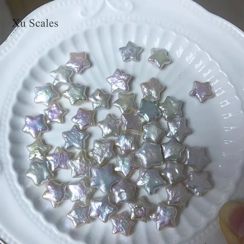 100% натуральный пресноводный барочный жемчуг 11-13 мм неправильной формы с белой звездой ожерелье с подвеской «сделай сам» различные ювелирные изделия доступны для оптовой продажи