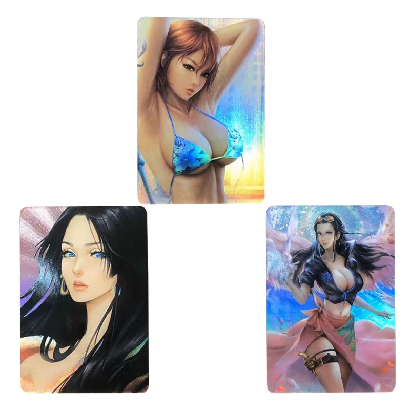 

One Piece Anime girl flash card Nico Robin Hancock Nami sexy Classic Collection Toys Game Collection Cards