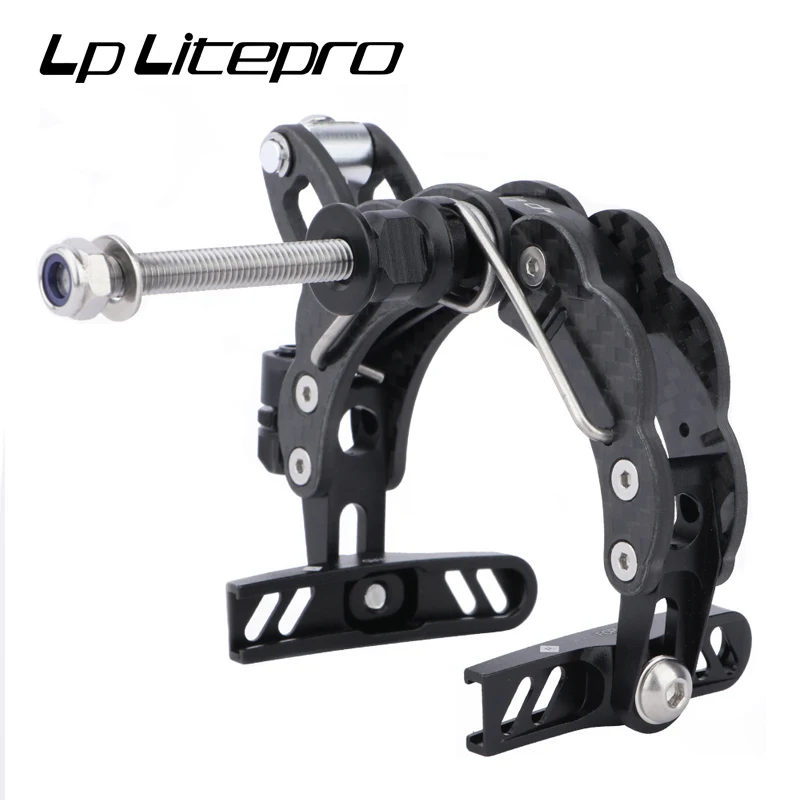 

Lp litepro 1pair carbon fiber clamp C brake device for brompton bicycle brake accessories