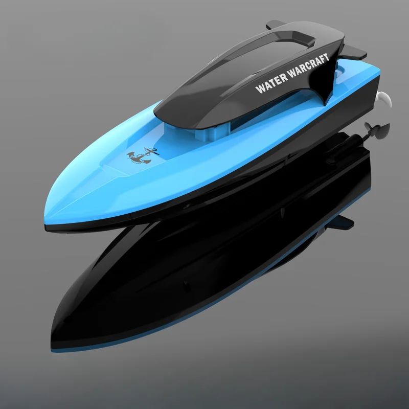 Радиоуправляемая модель скоростной лодки с двойным мотором игрушка в подарок