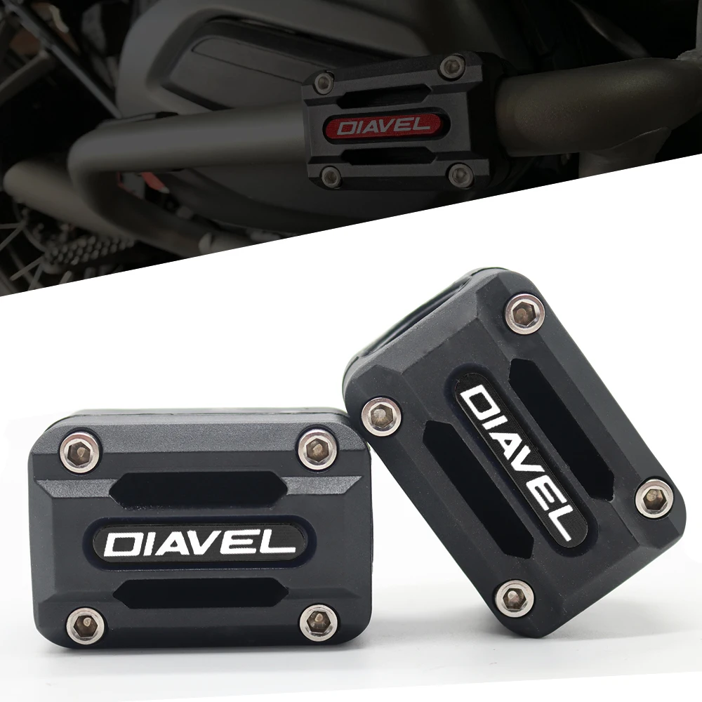 

For DUCATI Diavel Carbon XDiavel S 22/25/28mm Motorcycle Engine Crash Bar Protection Bumper Decorative Guard Block