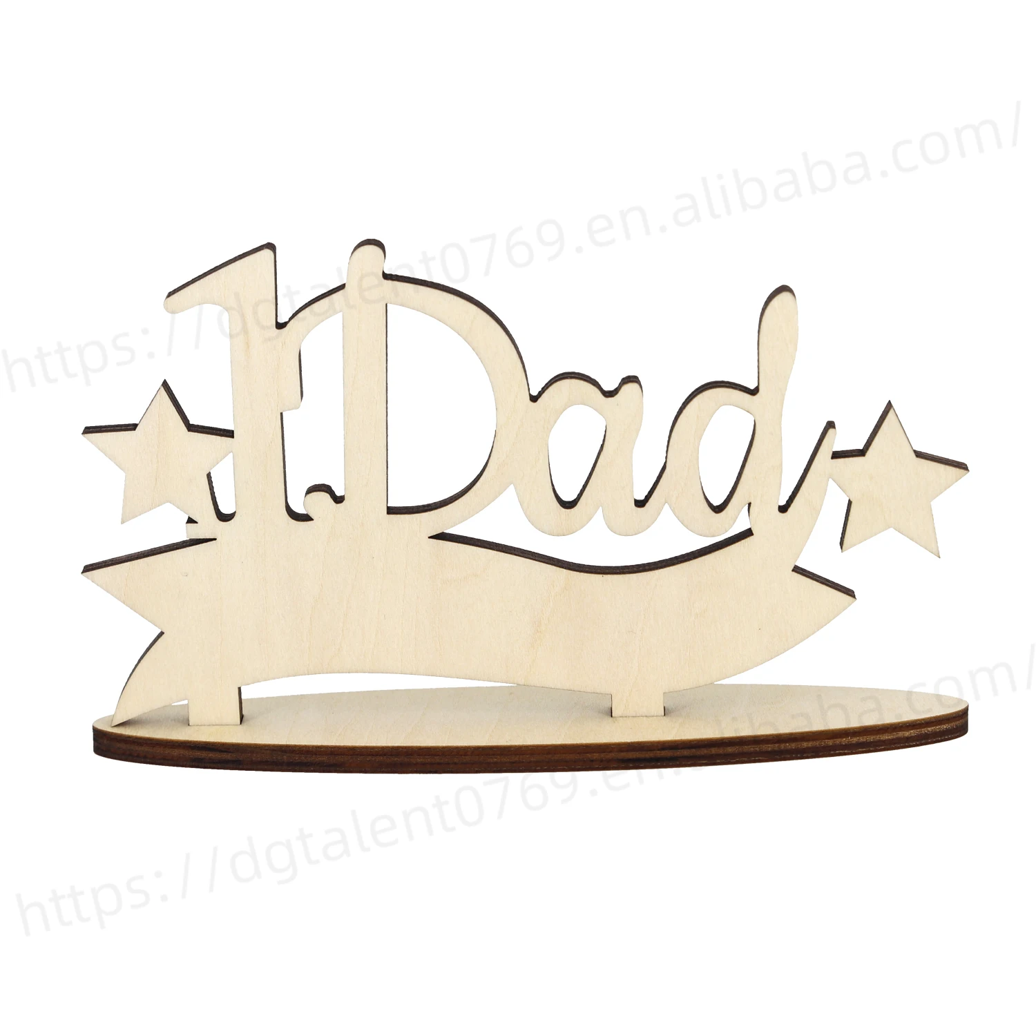 Украшение для стола Tailai с отсоединяемым основанием и флажеными звездами