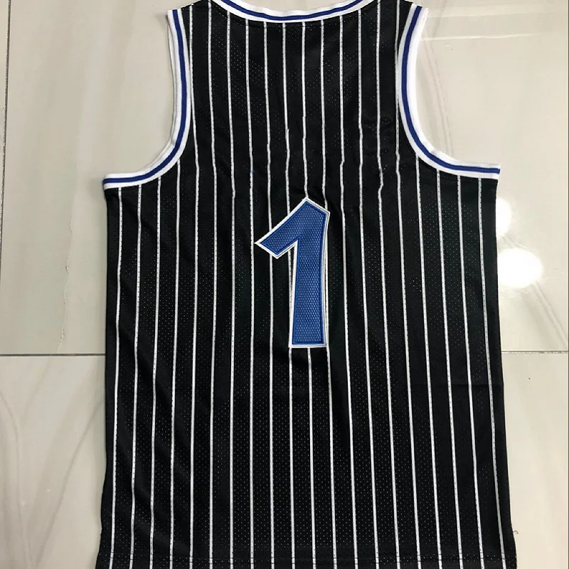 

Custom Mcgrady Basketball Jerseys #1 We Have Your Favorite Name Pattern Mesh Embroidery Jump Shot Sports Training Vintage Tops