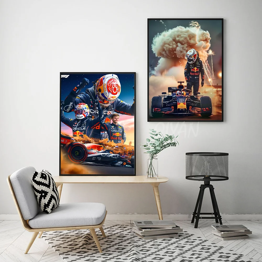 F1 Brazilian Grand Prix Winner V-Verstappen Poster Paper Print Home Living Room Bedroom Entrance Bar Cafe Art Painting Decoratio