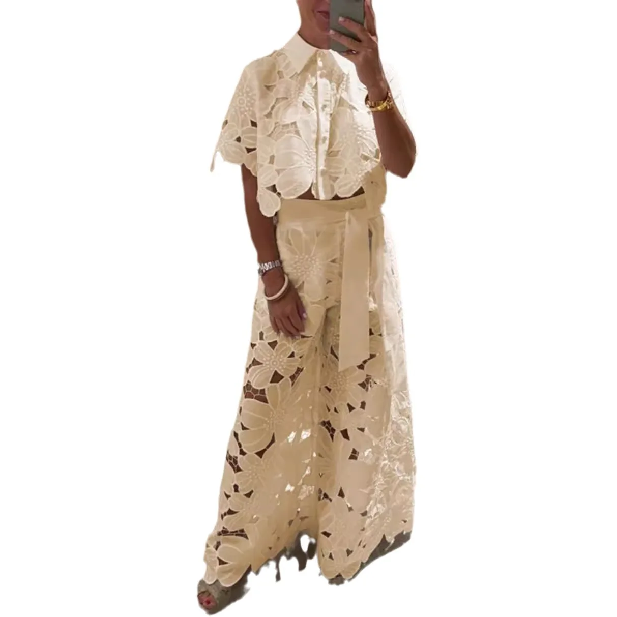 Сексуальные ажурные кружевные наряды с вышивкой на крючках и цветочным узором