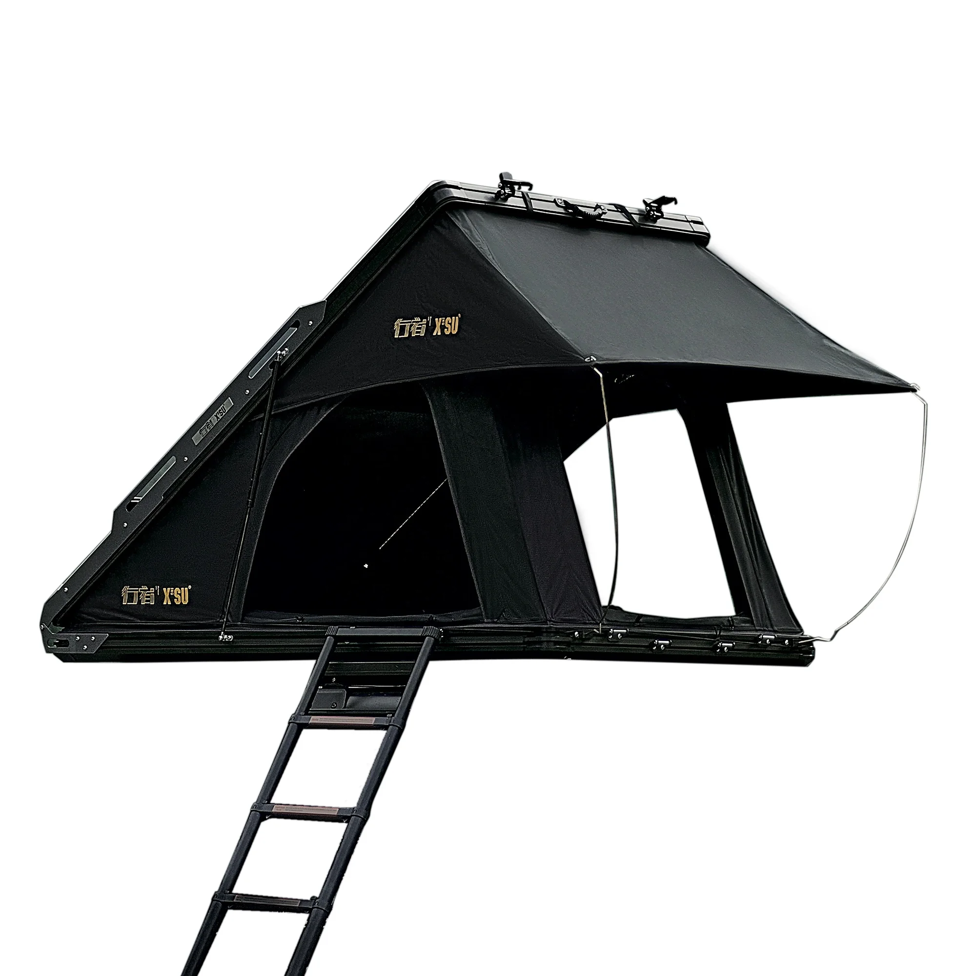 

Car roof tent box rooftop tent hardshell Aluminum rooftop tent with awnings