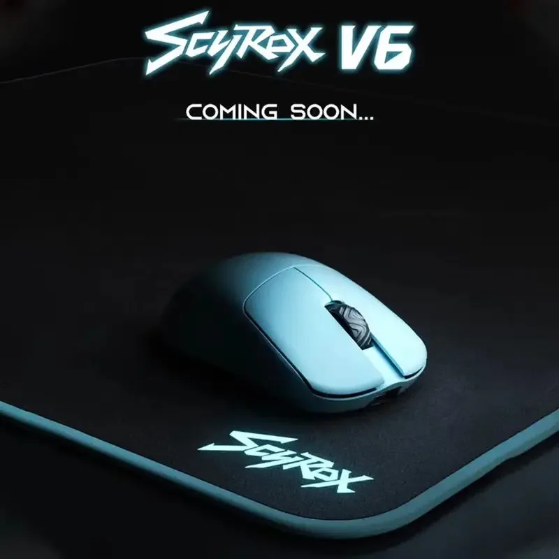 Неакуратная беспроводная игровая мышь V6 PAW3950 с датчиком 43 г сверхлегкая 8K