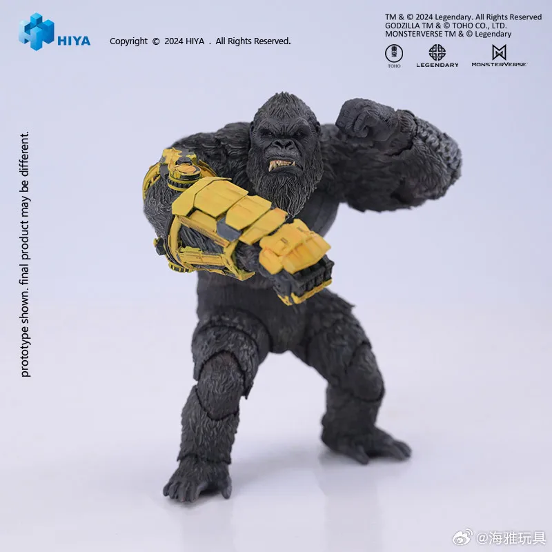 Фото Фигурка Hiya 16 см (6 дюймов) из серии Exquisite Basic: Годзилла x Конг: Новая Империя, Конг B.E.A.S.T. Перчатки Ver. Коллекционная модель фигурки персонажа №4