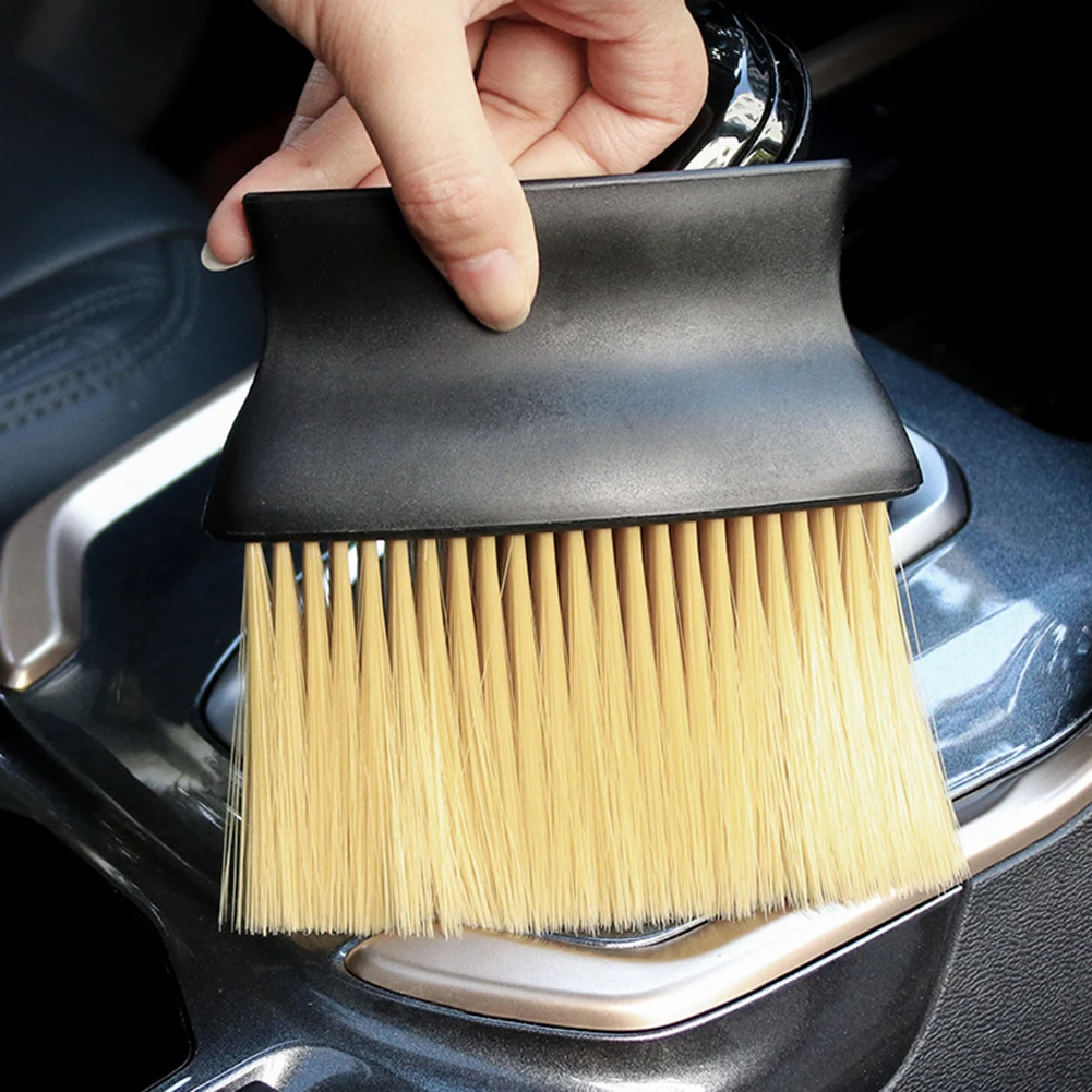 

Car Interior Cleaning Brushes Air Conditioner Air Outlet Cleaner Soft Bristle Fine Seam Dust Removal Wash Tools