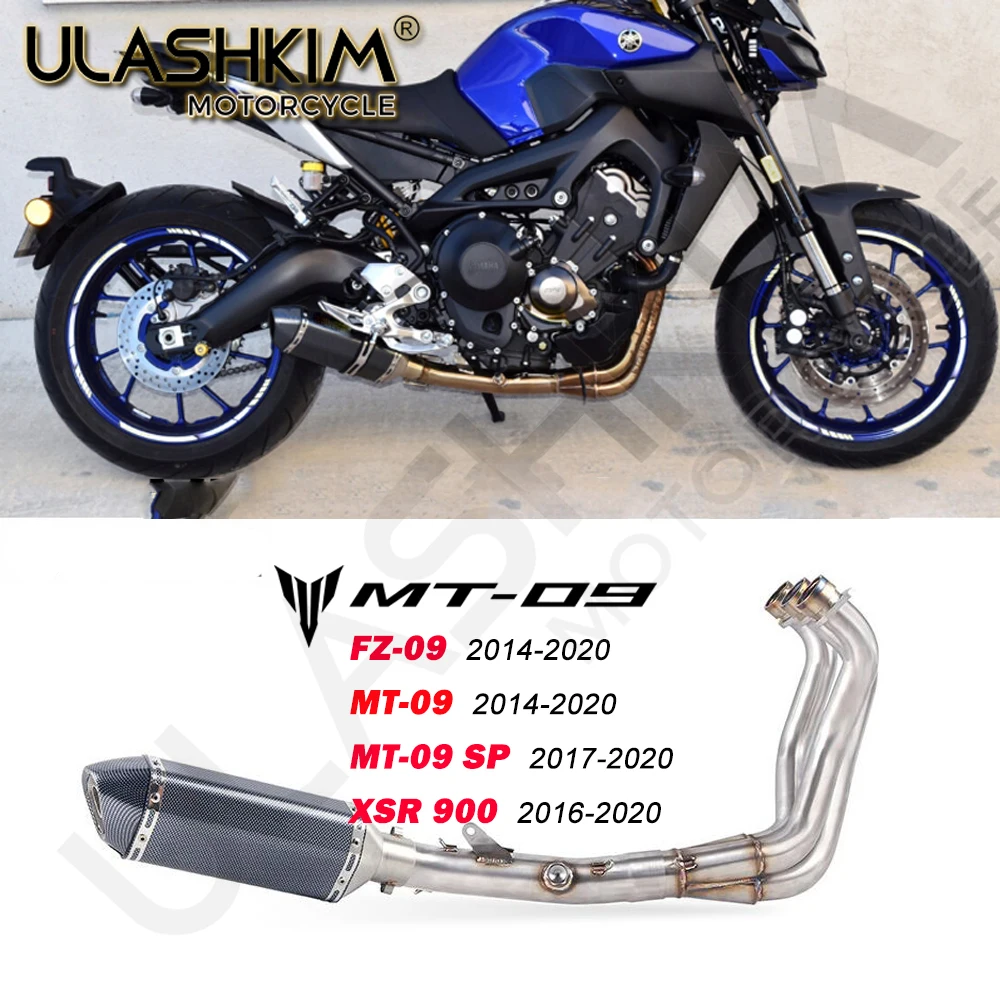 

MT09 FZ09 полная система выхлопа для yamaha FZ09 MT09 MT-09 FZ-09 XSR900 глушитель выхлопной 2013-2020 год не для Tracer выхлопной