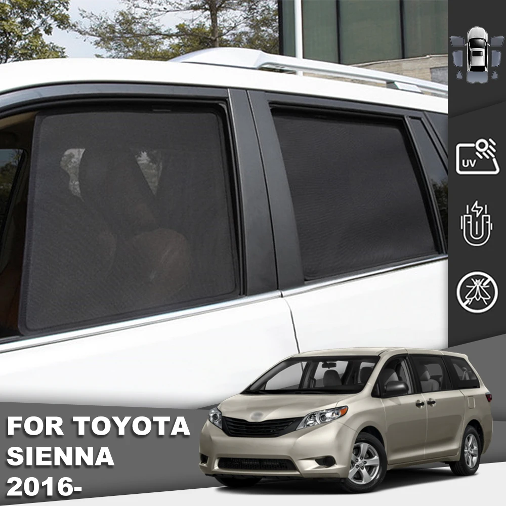 

Магнитный автомобильный солнцезащитный козырек для Toyota SIENTA 2015-2021, сетчатая рамка для лобового стекла