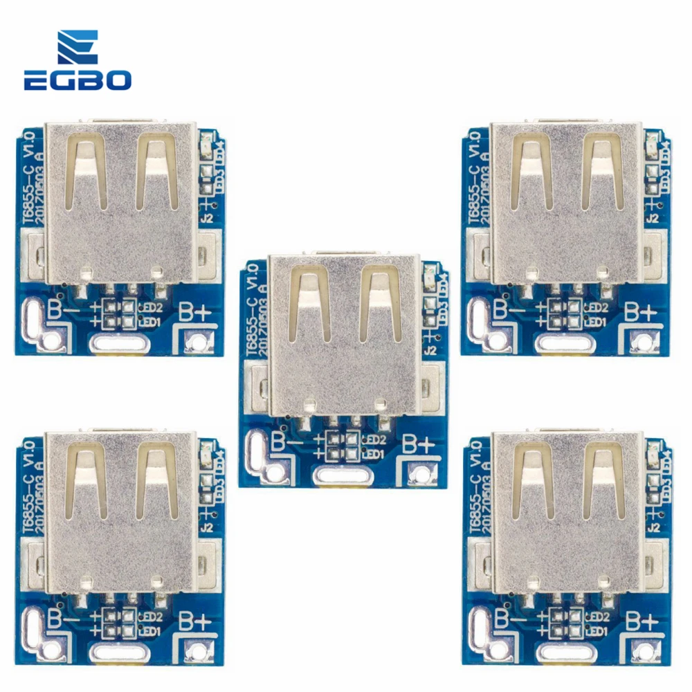 Повышающий Модуль питания 5 шт. В защитная плата для зарядки литиевых и