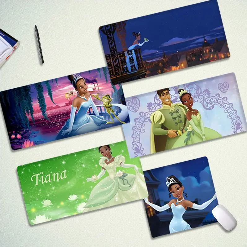 

Высококачественные скоростные геймерские мыши Disney Принцесса Тиана Frog Prince, розничная продажа, маленький резиновый коврик для мыши, размер для клавиатуры, коврик для мыши