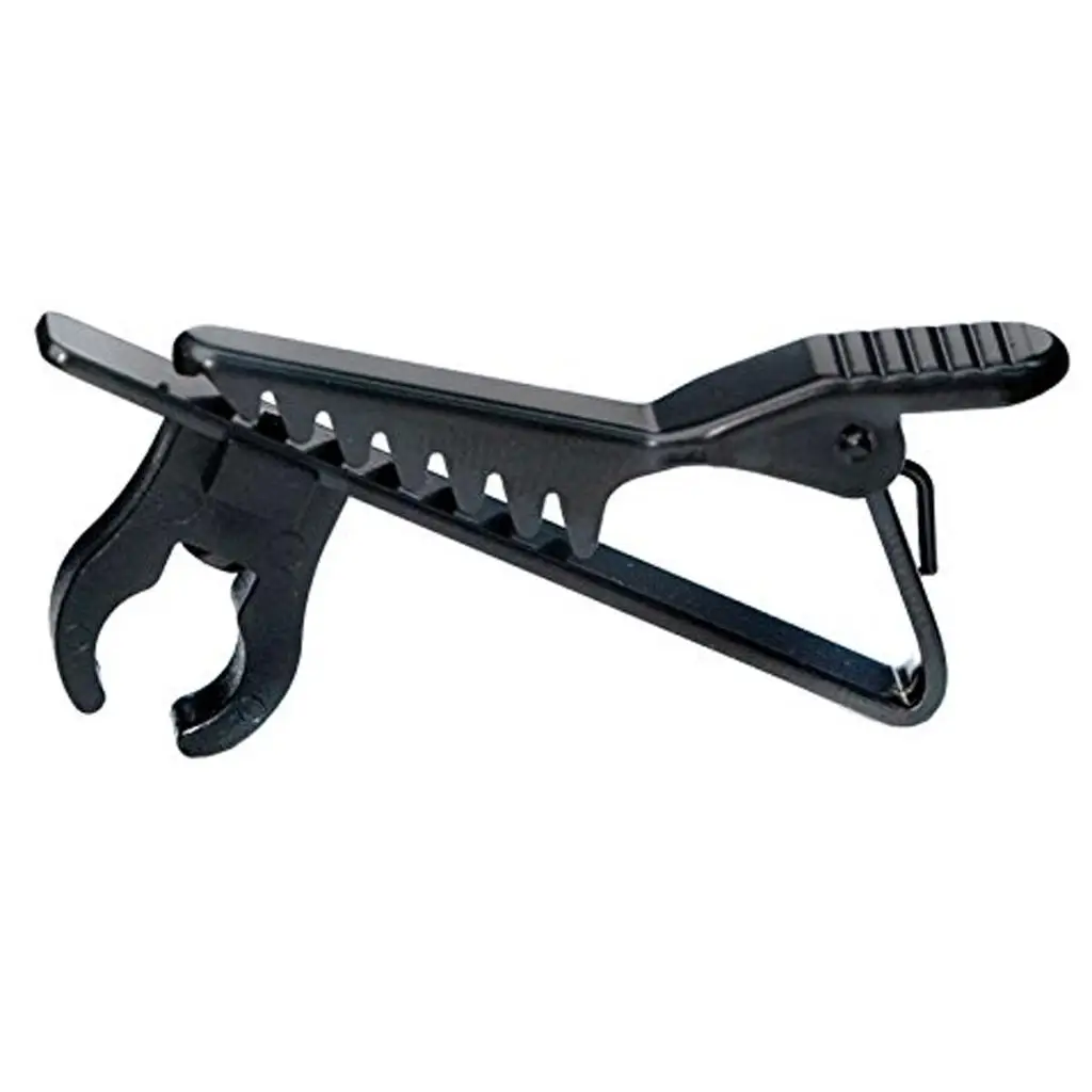 

Lapel Lavalier Clip-on Microphone Clip Shock Secure Clamp Mic Parts Black