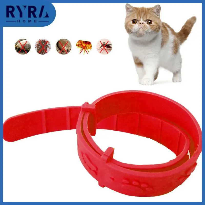 

Adjustable Pet Cat Collar Flea Insect Pet Cat Kitten Protect Collar Removal Flea Pest Control Accessories Tools Rubber Necklace