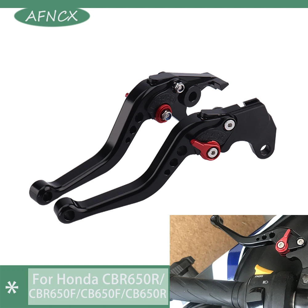

Motorcycle Adjustable Accessories Short Brake Clutch Levers For Honda CBR650F/CB650F 2014-2020 CBR650R/CB650R 2019 2020