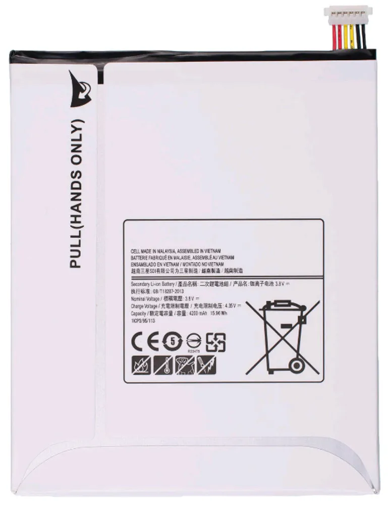 Аккумулятор EB-BT355ABE для планшета Samsung Galaxy Tab A 8.0 SM-T355 (LTE) SM-T350 (WIFI) Ga - купить по