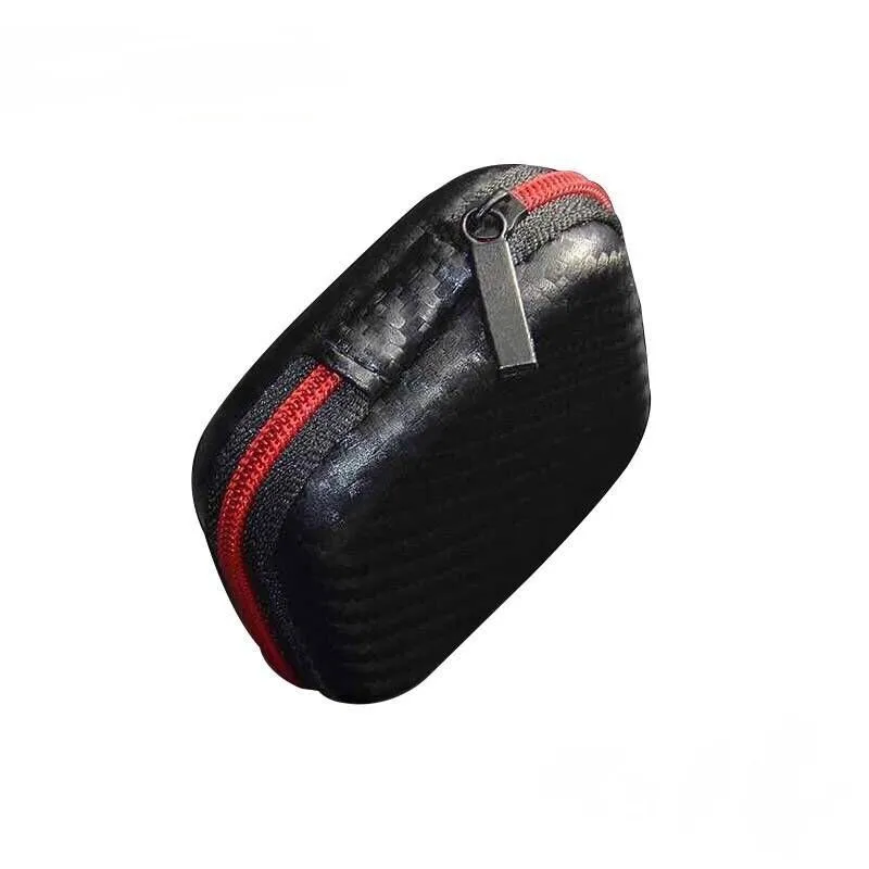

New Headset Bag Portable EVA Headset Bag Round Bluetooth Headset Case Zip Fastener Bag Data Cable Storage Bag