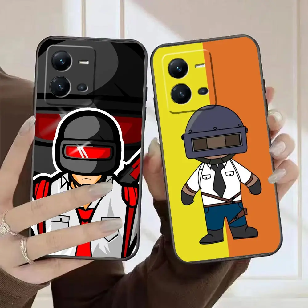 

Funda Case For VIVO X90 X80 X70 X60 X50 X27 X23 X21 Plus V25 V23 V23E V21 V21E V20 SE V19 Pro 5G Case Para Hot Game Popular PUBG