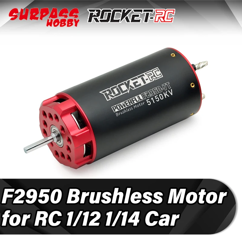 

Бесщеточный двигатель Surpass Hobby Rocket F2950 1/12 кв с охлаждающими вентиляторами для радиоуправляемого автомобиля, лодки, грузовика, внедорожника, ...