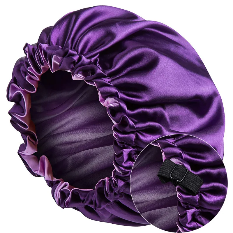 Mulberry Silk Night Sleep Cap Elastic 