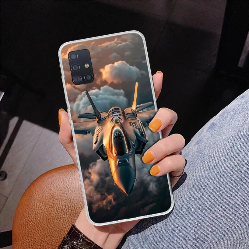 Крутой чехол для телефона с самолетом Samsung Galaxy A51 A41 A31 A21S A11 A71 A50 A70 A40 A30 A20S A10E A10S A6 A7 A8
