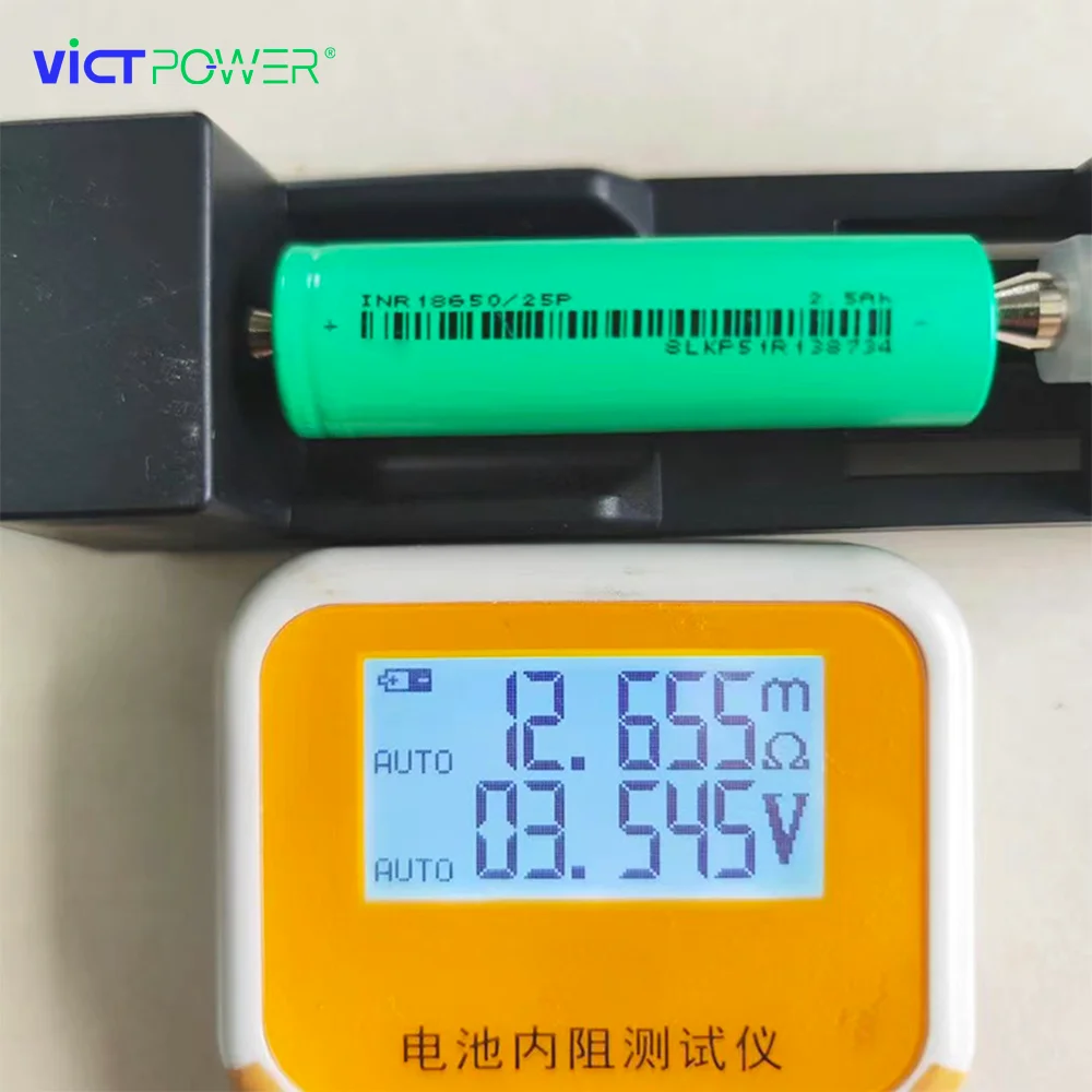 Литий-ионная аккумуляторная батарея Victpower 1000 раз срок службы литий-ионная INR18650 25p