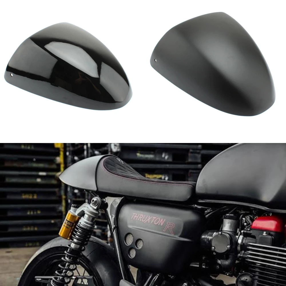 

Black ABS Plastic Retro Style Cafe Racer Rear Seat Cowl Cover Tail Fairing For Triumph BONNEVILLE T100 SE ACE Honda BMW R nineT
