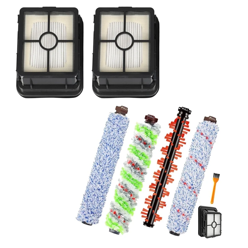 

2 шт. фильтр для серии Bissell 1866 Cross Wave 1785 с 4 роликами, 1 фильтром, 1 щеткой для очистки, для Bissell