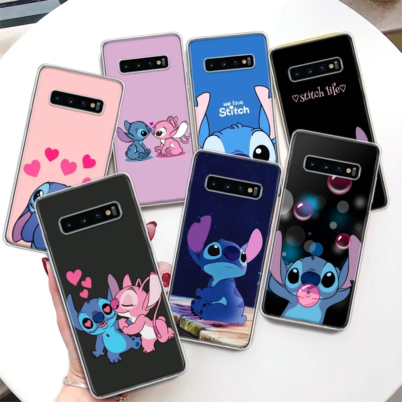 Мультяшный милый чехол S-Stitch для телефона Samsung Galaxy Note 20 Ultra 10 Plus 9 8 M12 M21 M30S M31 M32 M51 M52 J4