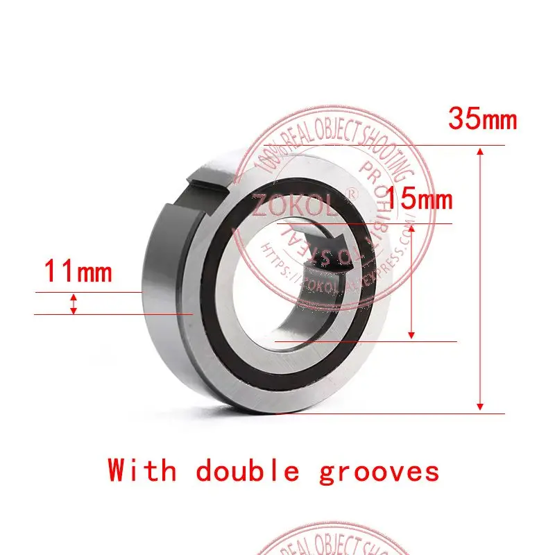 Подшипник ZOKOL CSK15 PP BB15 ZZ6202 CSK15PP односторонний подшипник сцепления 15*35*11 мм