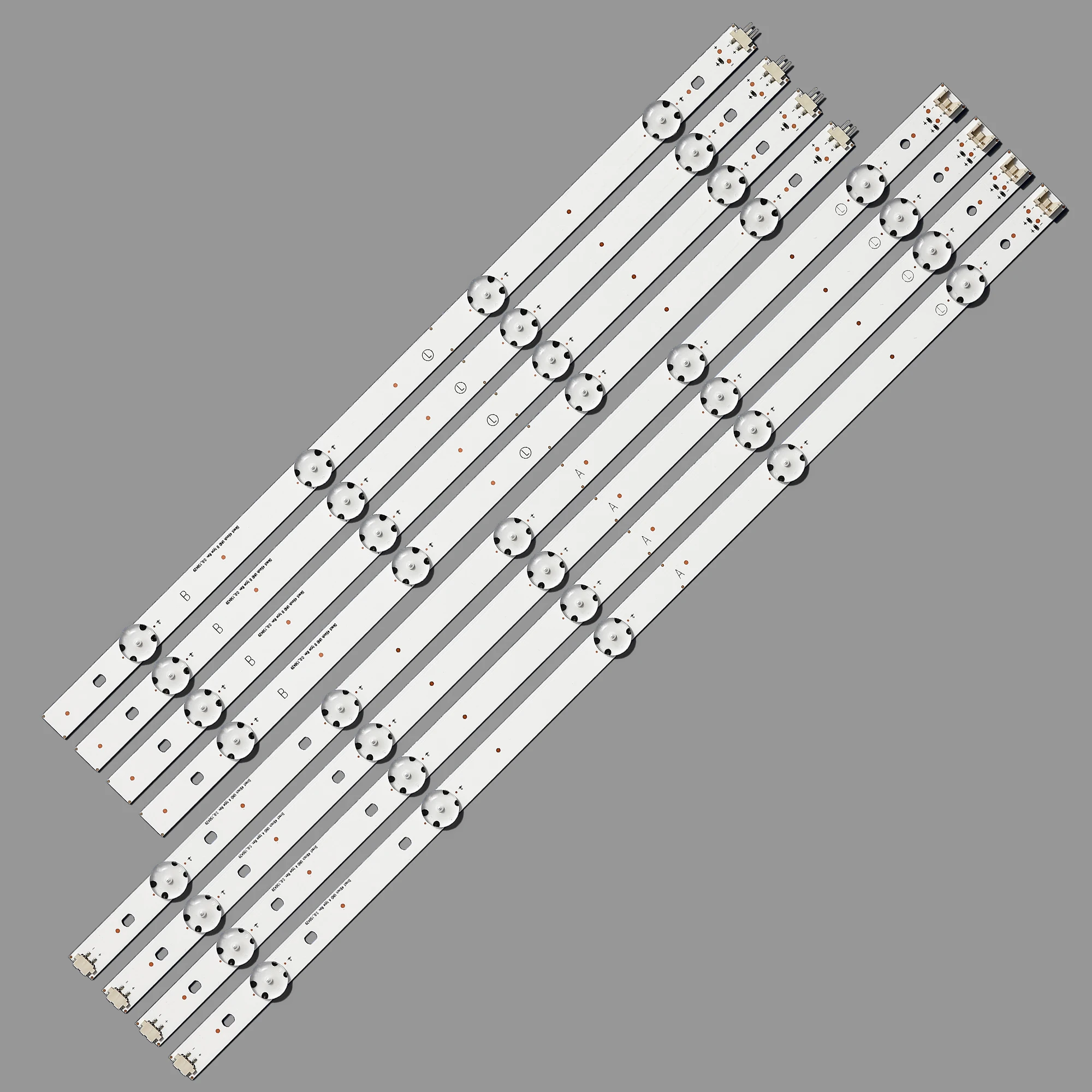 8 PCS LED backlight strip for LIG 49UH610A 49UH6100 49LF5100 49UH6030 49UF640V 49UF6407 49UF640 49LF510V LIGE_WICOP_49inch_UHD
