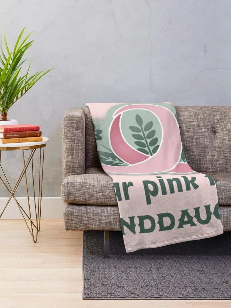 Я ношу розовый для моей внучки - одеяло с информацией о раке молочной железы