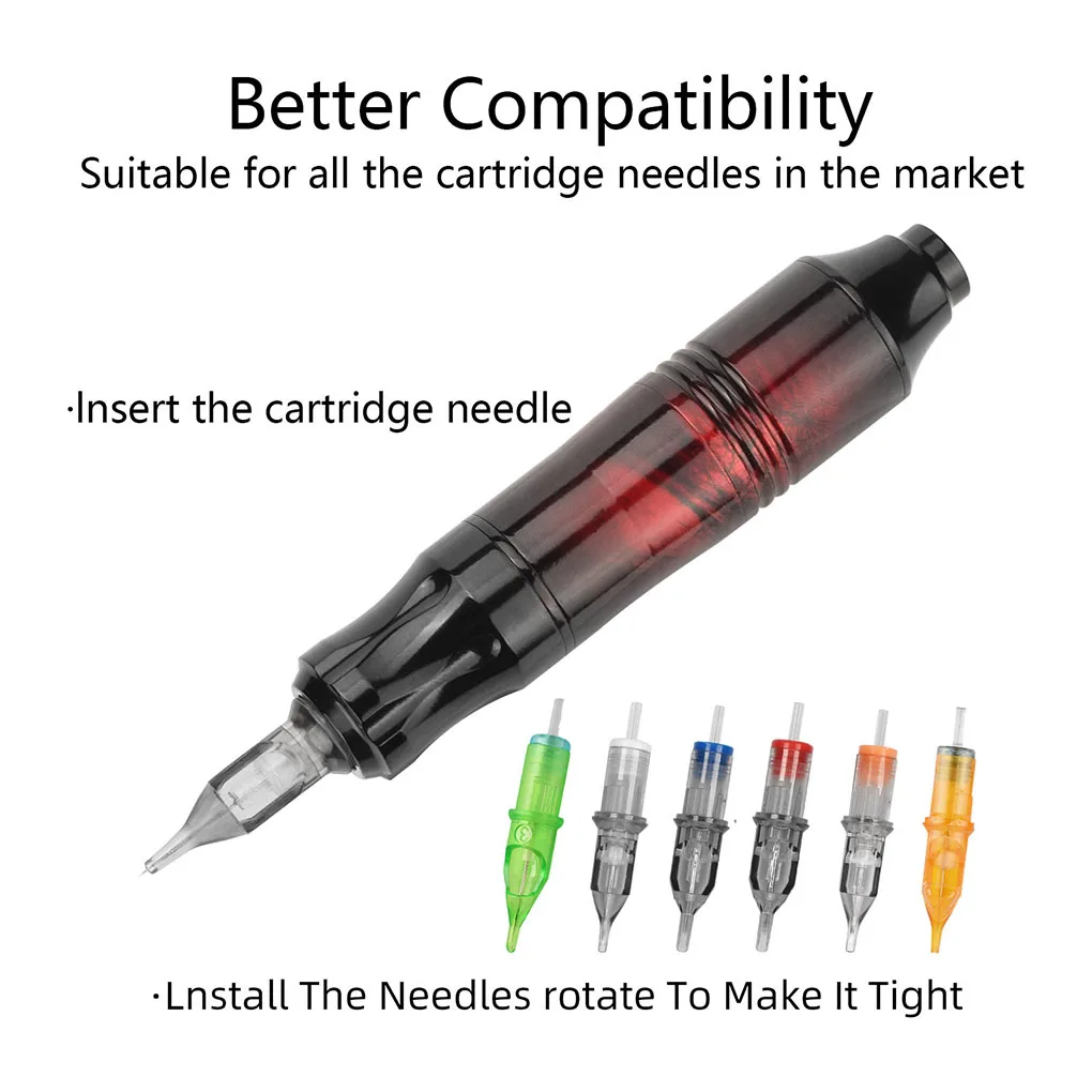 

Professional Tattooing Machine Ticking Pen Aluminum Alloy Makeup Motor Tool
