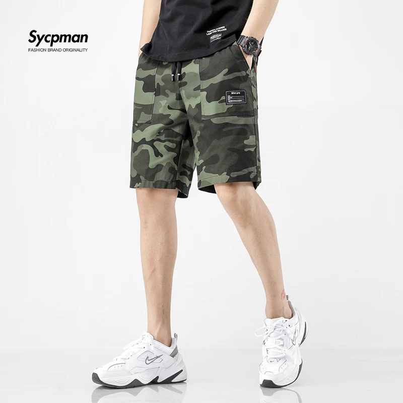 

Casual Pants Men's Loose Elastic Waist Pants Joker Shorts Plus Size