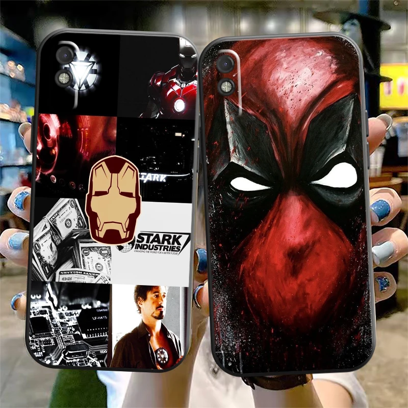 

Popular Marvel Phone Case For Xiaomi Redmi 7 7A 8 8A 9 9i 9AT 9T 9A 9C Note 7 8 2021 8T 8 Pro Silicone Cover Funda Back