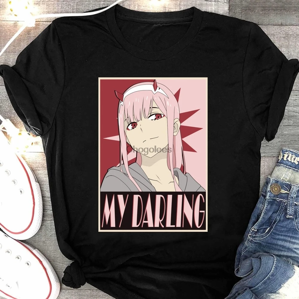 Рубашка Zero Two рубашка с рисунком из аниме Franxx манги Hiro для косплея FRANXX Girl Klaxosaur -