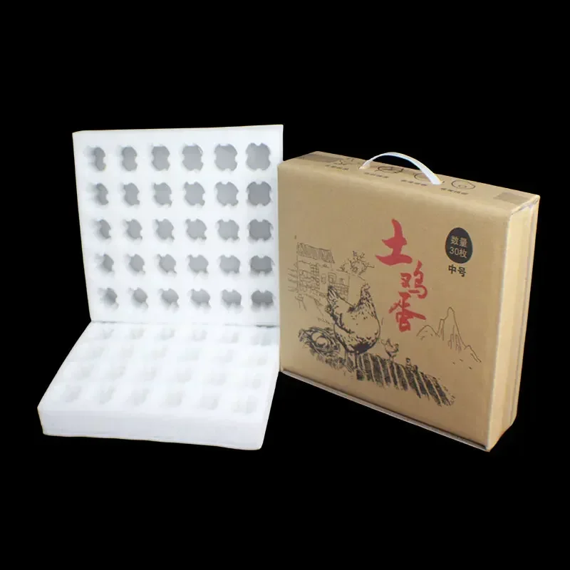 Жемчужный хлопковый лоток для яиц анти-падение коробка экспресс-пакета 30