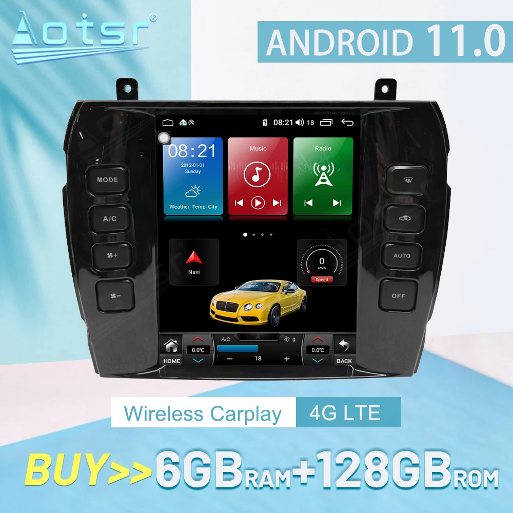

For Jaguar S-TYPE 2004 Car Audio Radio 2 Din Android 11 Tesla Stereo Receiver Central Multimedia Dvd Video Players Navigation