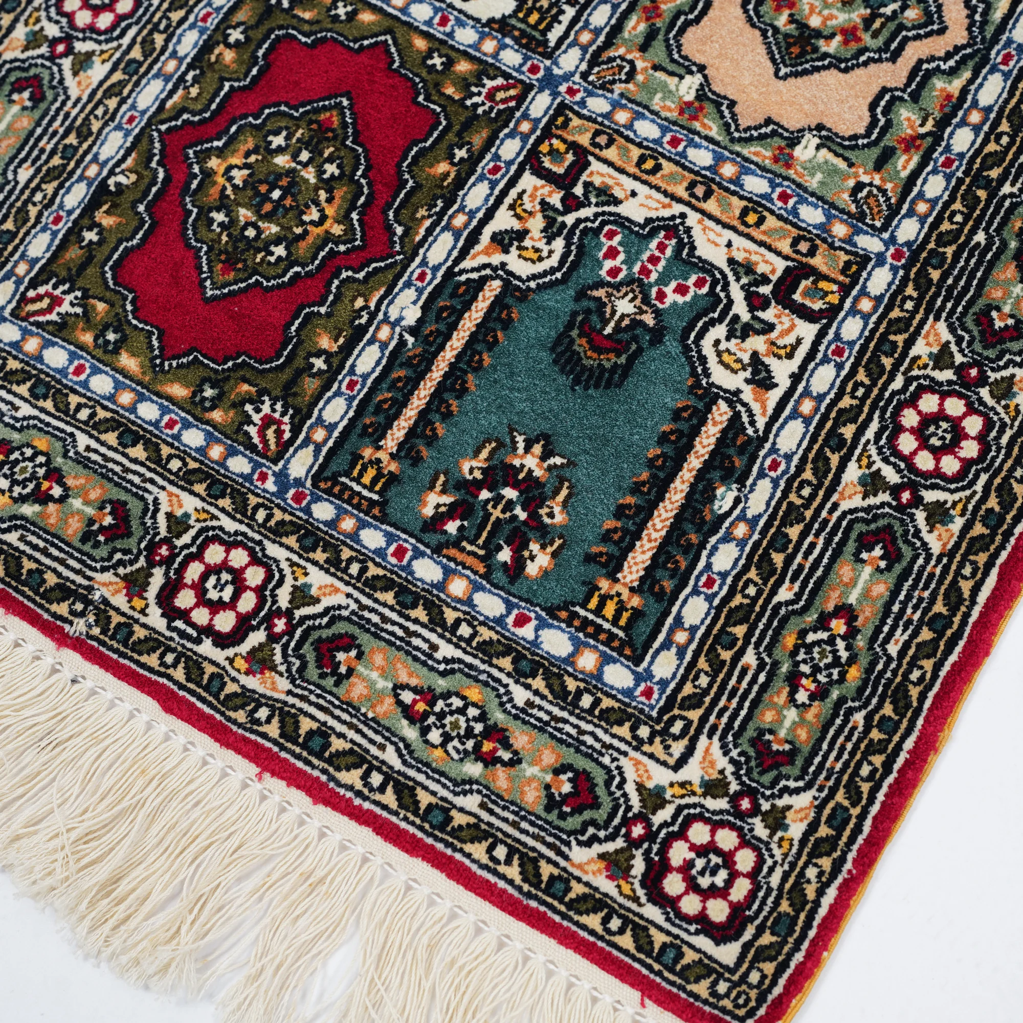 1 'x 3' маленький коврик четырехсезонный шелковые ковры ручной работы (LJH035) |