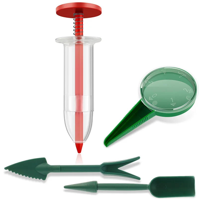 Мини-дозатор семян из пластика 3 шт.