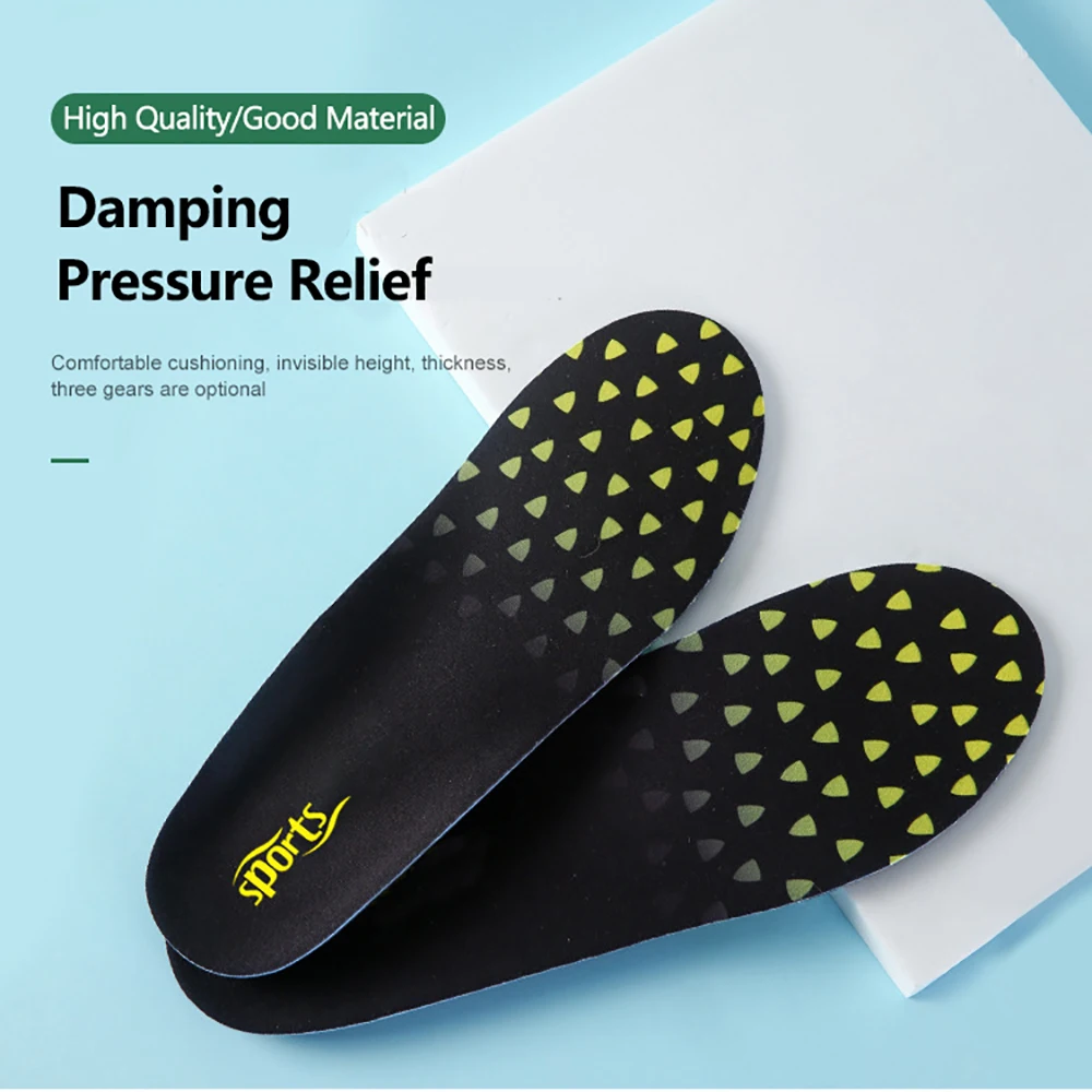 NOIPACE Sports Insoles Arch Support Shoe Insoles Full Length Orthotic Inserts for Plantar Fasciitis Treatment GEL Heel Cushion