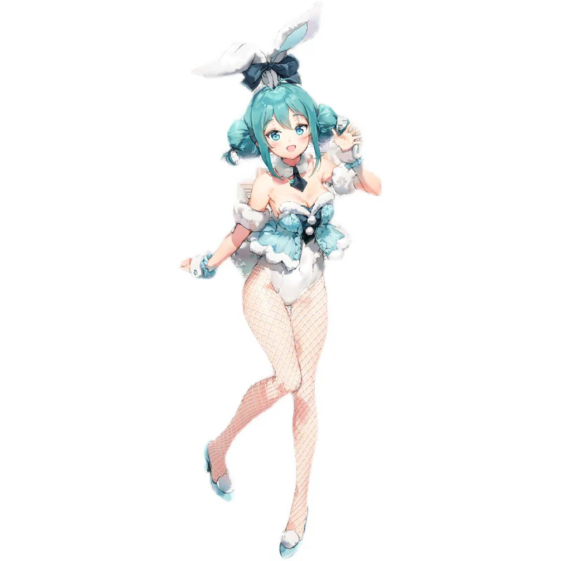 

Furyu Hatsune Miku Bunny Girl Bicute Bunnies Rabbit Japaense Ver. Anime Action Figure Colletible Model Home Desk Decor Doll Toys